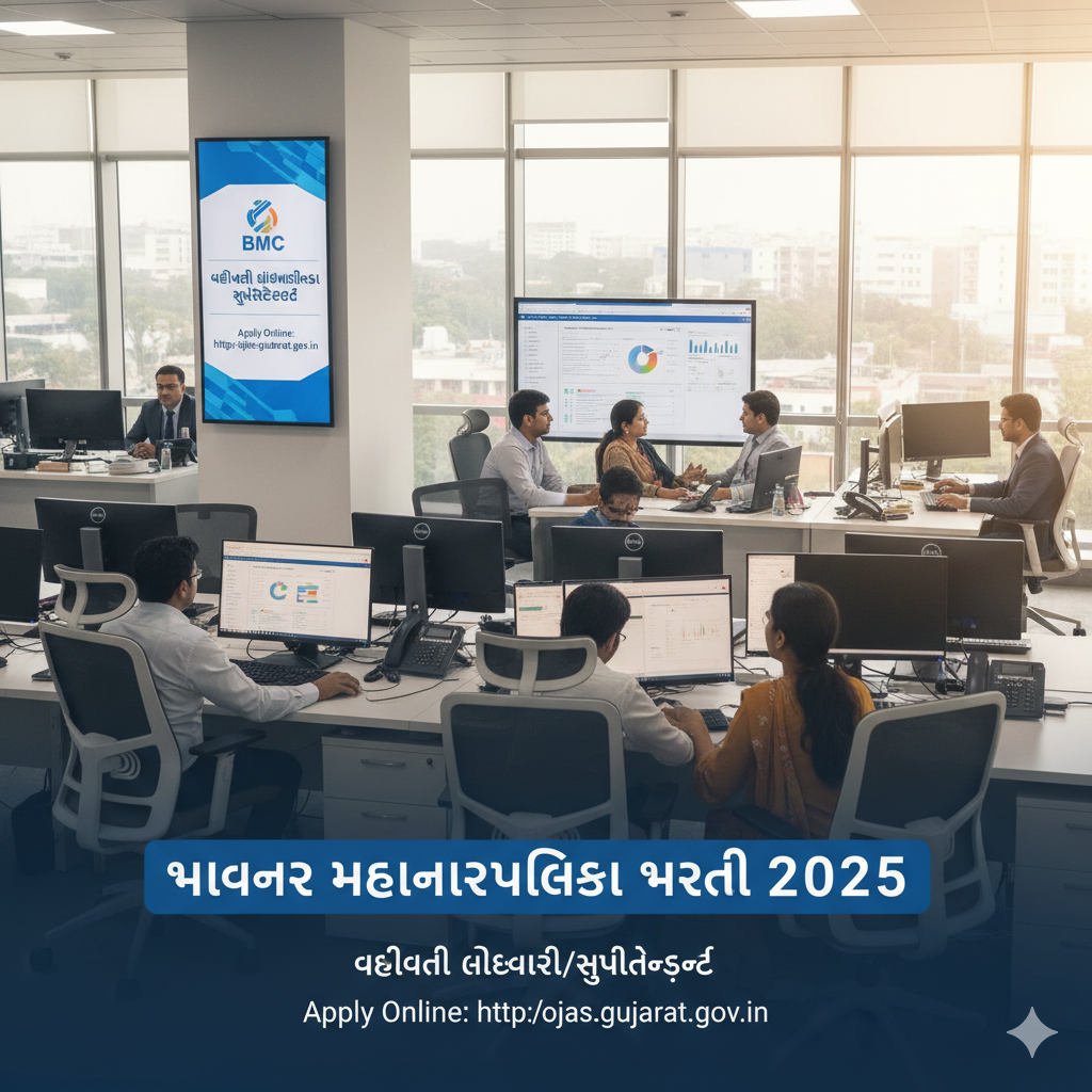 BMC Bharti 2025: Bhavnagar Municipal Corporation Recruitment for Administrative Officer/Superintendent Post