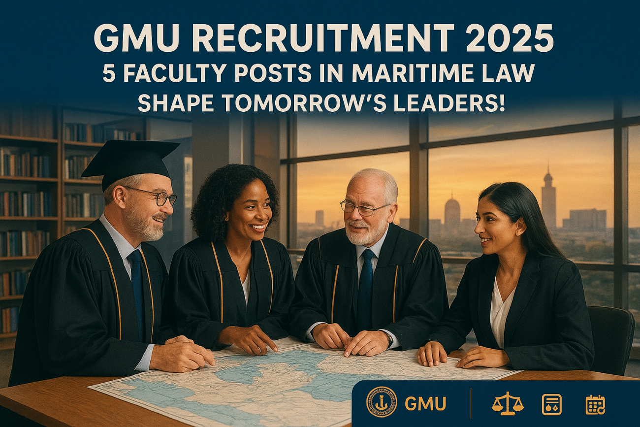 GMU Recruitment 2025 for Professor, Associate Professor & Assistant Professor Posts